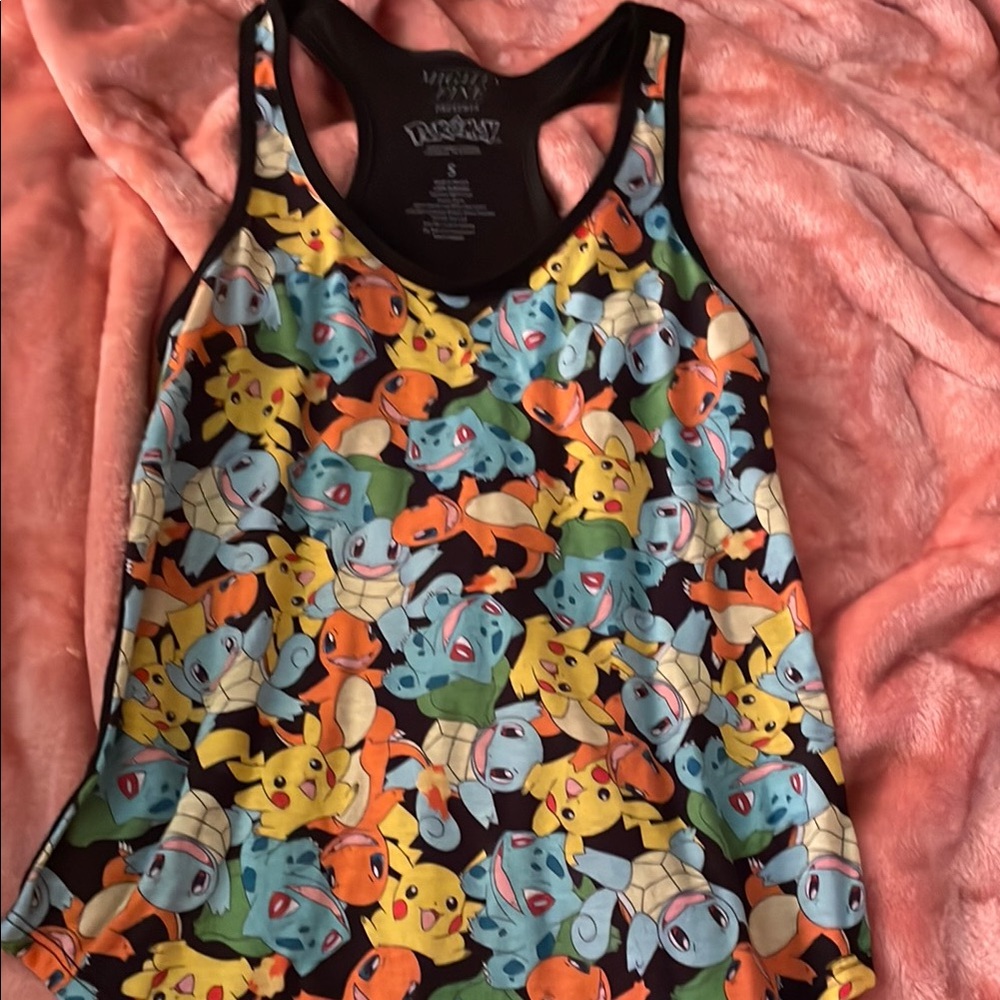 Pokemon Multicolor Character Tank Top